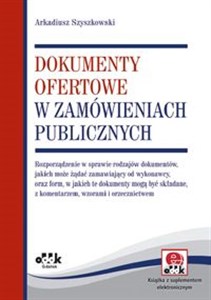 Dokumenty ofertowe w zamówieniach publicznych pl online bookstore