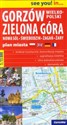 Gorzów Wielkopolski Zielona Góra plan miasta1:15 000 