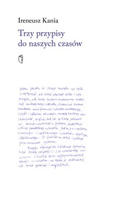 Trzy przypisy do naszych czasów pl online bookstore