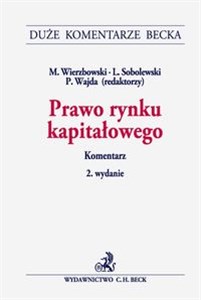Prawo rynku kapitałowego Komentarz Polish bookstore