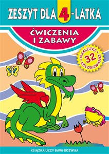 Zeszyt dla 4-latka Ćwiczenia i zabawy books in polish