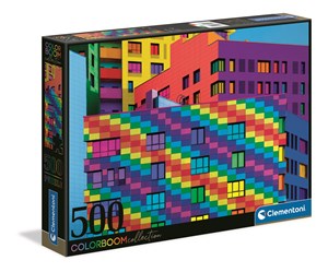 Puzzle 500 Colorboom Kwadraty Bookshop