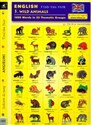 Angielski Dobierz do pary 5 Wild animals books in polish