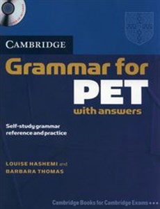Cambridge Grammar for PET with answers + CD Self-study grammar reference and practice to buy in USA