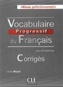 Vocabulaire progressif du français niveau perfectionnement. Corrigés avec 675 exercices books in polish