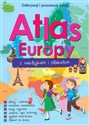 Atlas Europy z naklejkami i plakatem - Opracowanie Zbiorowe