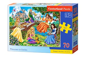 Puzzle Princesses in Garden 70 B-070022 polish books in canada