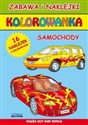 Kolorowanka Samochody Zabawa i naklejki. Kolorowanka to buy in USA