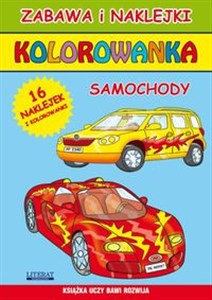 Kolorowanka Samochody Zabawa i naklejki. Kolorowanka to buy in USA