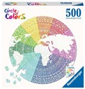 Puzzle 2D 500 Paleta kolorów Mandala 17168 - 
