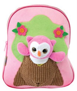 Mały plecak dziecięcy z pluszakiem pink online polish bookstore