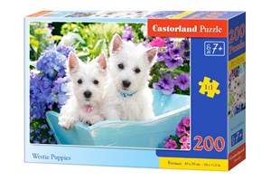 Puzzle Westie Puppies 200 B-222032 Polish Books Canada