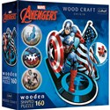 Puzzle drewniane Avengers Nieustraszony Kapitan Ameryka 160  