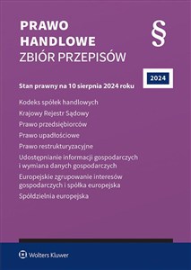 Kodeks spółek handlowych Prawo handlowe Zbiór przepisów Kodeks spółek handlowych. Krajowy Rejestr Sądowy. Prawo przedsiębiorców. Prawo upadłościowe. Prawo r buy polish books in Usa