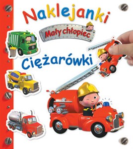 Naklejanki. Mały chłopiec. Ciężarówki  online polish bookstore