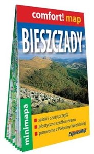 Bieszczady laminowana mapa turystyczna mini 1:200 000 to buy in Canada