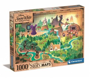 Puzzle 1000 Story Maps Śnieżka 39815 Polish Books Canada