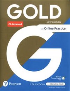 Gold C1 Advanced with Online Practice Coursebook - Polish Bookstore USA