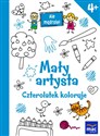 Mały artysta Czterolatek koloruje Polish bookstore
