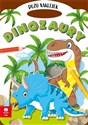 Teczka Dinozaury z podwójnymi naklejkami Polish bookstore