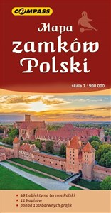 Mapa zamków Polski polish books in canada