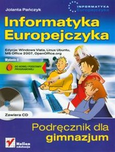 Informatyka Europejczyka Podręcznik z płytą CD Edycja Windows Vista Gimnazjum to buy in USA