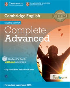 Complete Advanced Student's Book without Answers + Testbank + CD pl online bookstore