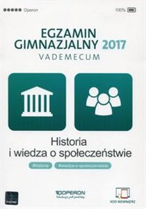 Egzamin gimnazjalny 2017 Historia i wiedza o społeczeństwie Vademecum chicago polish bookstore