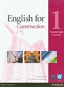 English for construction 1 vocational english course book with CD-ROM A1-A2 - Evan Frendo Polish bookstore