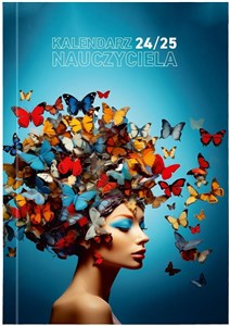 Kalendarz nauczyciela 2024/2025 A5 PCV Motyle  Polish Books Canada