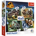 Puzzle 4w1 Groźne dinozaury Jurassic World  