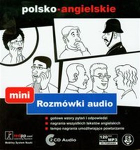 Rozmówki planszowe mini polsko angielskie + 2 CD  