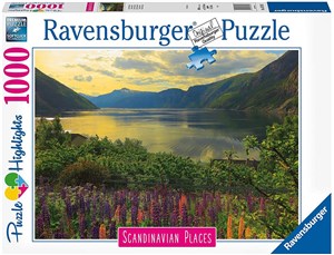 Puzzle 2D 1000 Skandynawskie krajobraz 2 16743 books in polish