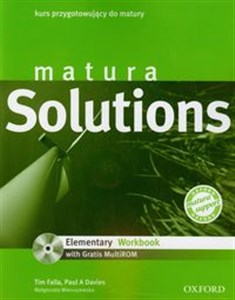 Matura Solutions Elementary Workbook z płytą CD Kurs przygotowujący do matury 