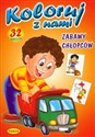 Zabawy chłopców Koloruj z nami  Polish bookstore