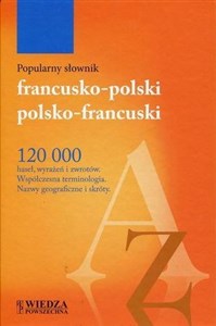 Popularny słownik francusko-polski polsko-francuski in polish