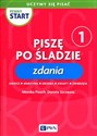 Pewny start Uczymy się pisać Piszę po śladzie 1 Zdania bookstore