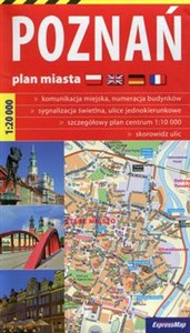 Poznań plan miasta 1:20 000 - Polish Bookstore USA