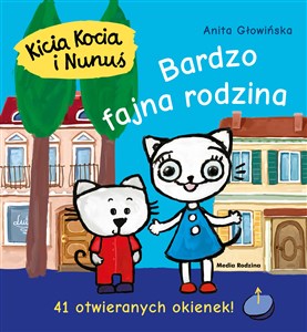 Kicia Kocia i Nunuś Bardzo fajna rodzina 41 otwieranych okienek! bookstore