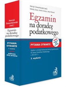 Egzamin na doradcę podatkowego Pytania otwarte 