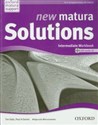 New Matura Solutions  Intermediate Workbook z płytą CD chicago polish bookstore