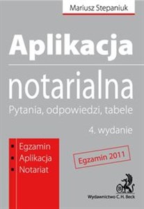 Aplikacja notarialna Pytania, odpowiedzi, tabele.  