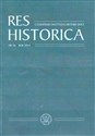 Res Historica T.38  Canada Bookstore