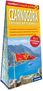Czarnogóra i północna Albania laminowany map&guide XL 2w1: przewodnik i mapa  Canada Bookstore