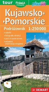 Kujawsko - Pomorskie Podróżownik mapa turystyczna 1:250 000 Polish bookstore