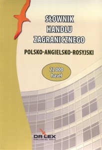 Polsko-angielsko-rosyjski słownik handlu zagranicznego pl online bookstore