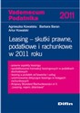 Leasing Skutki prawne podatkowe i rachunkowe w 2011 roku 