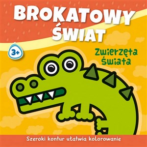 Brokatowy świat Zwierzęta świata.  