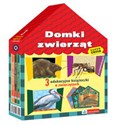 Domki zwierząt 3 edukacyjne książeczki o zwierzętach czerwona - Polish Bookstore USA