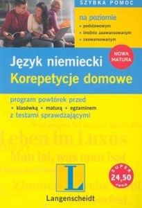 Korepetycje domowe Język niemiecki Program powtórek przed klasówką, maturą, egzaminem z testami sprawdzającymi polish books in canada